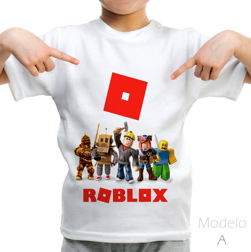 Camisetas Infantil Jogo Roblox Camisa Masculino Feminino